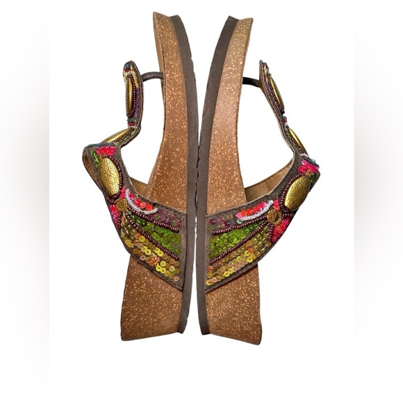 Rialto Colorful Embellished Sandals - Picture 8 of 11
